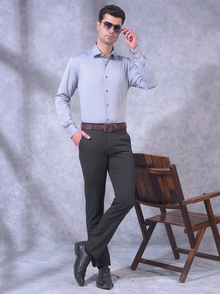 COBB DARK GREY ULTRA-FIT FORMAL TROUSER