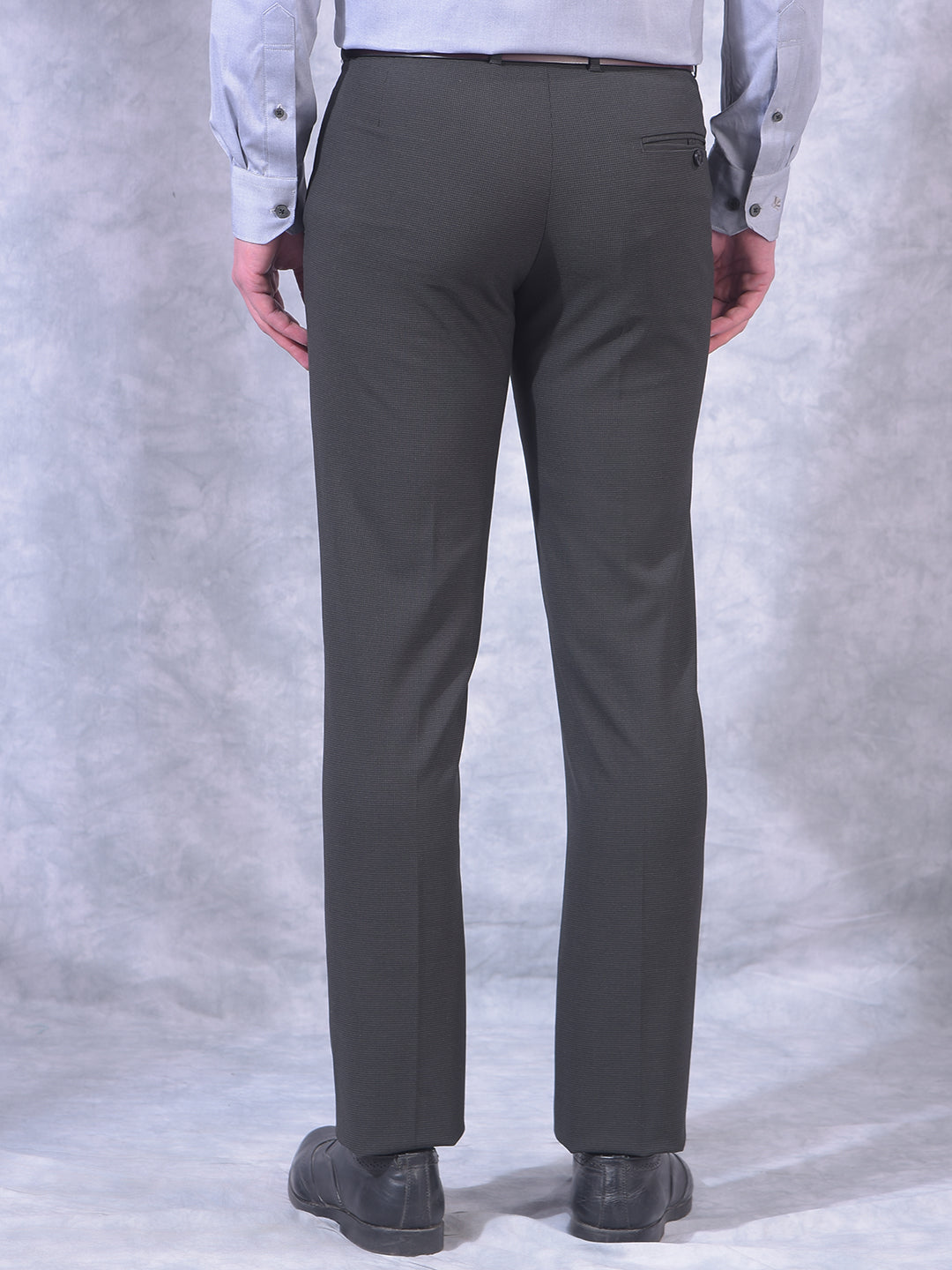 COBB DARK GREY ULTRA-FIT FORMAL TROUSER