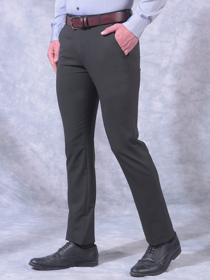 COBB DARK GREY ULTRA-FIT FORMAL TROUSER