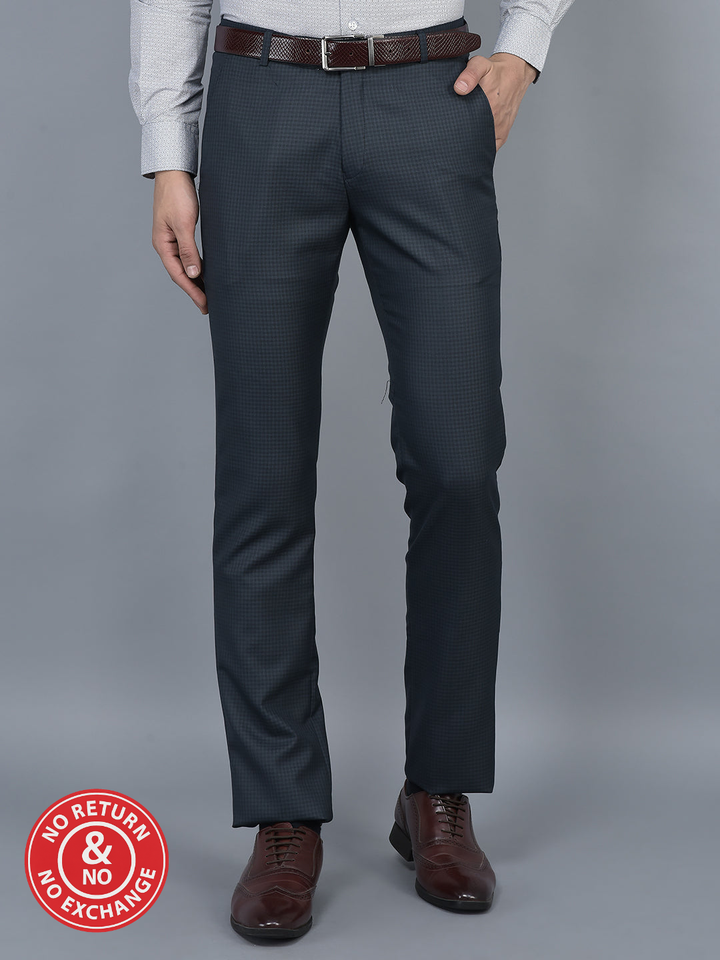 Cobb Navy Blue Ultra Fit Formal Trouser