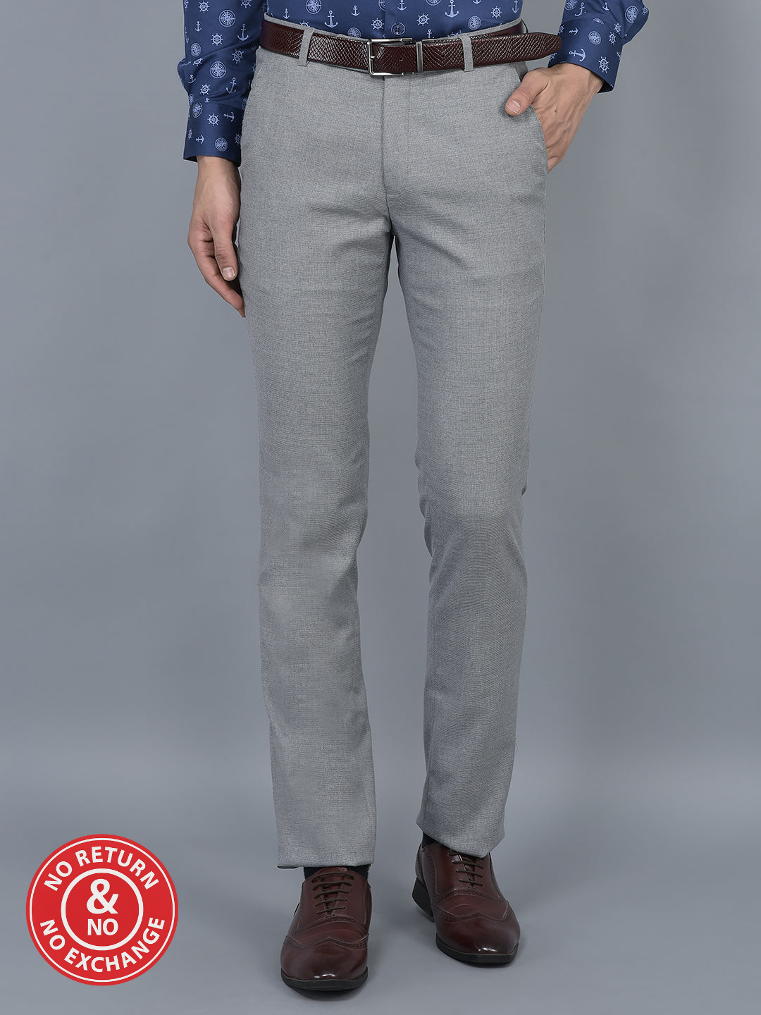 Cobb Grey Ultra Fit Formal Trouser