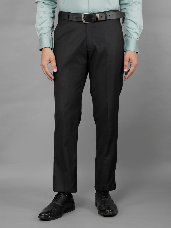 cobb mens dark grey formal trousers