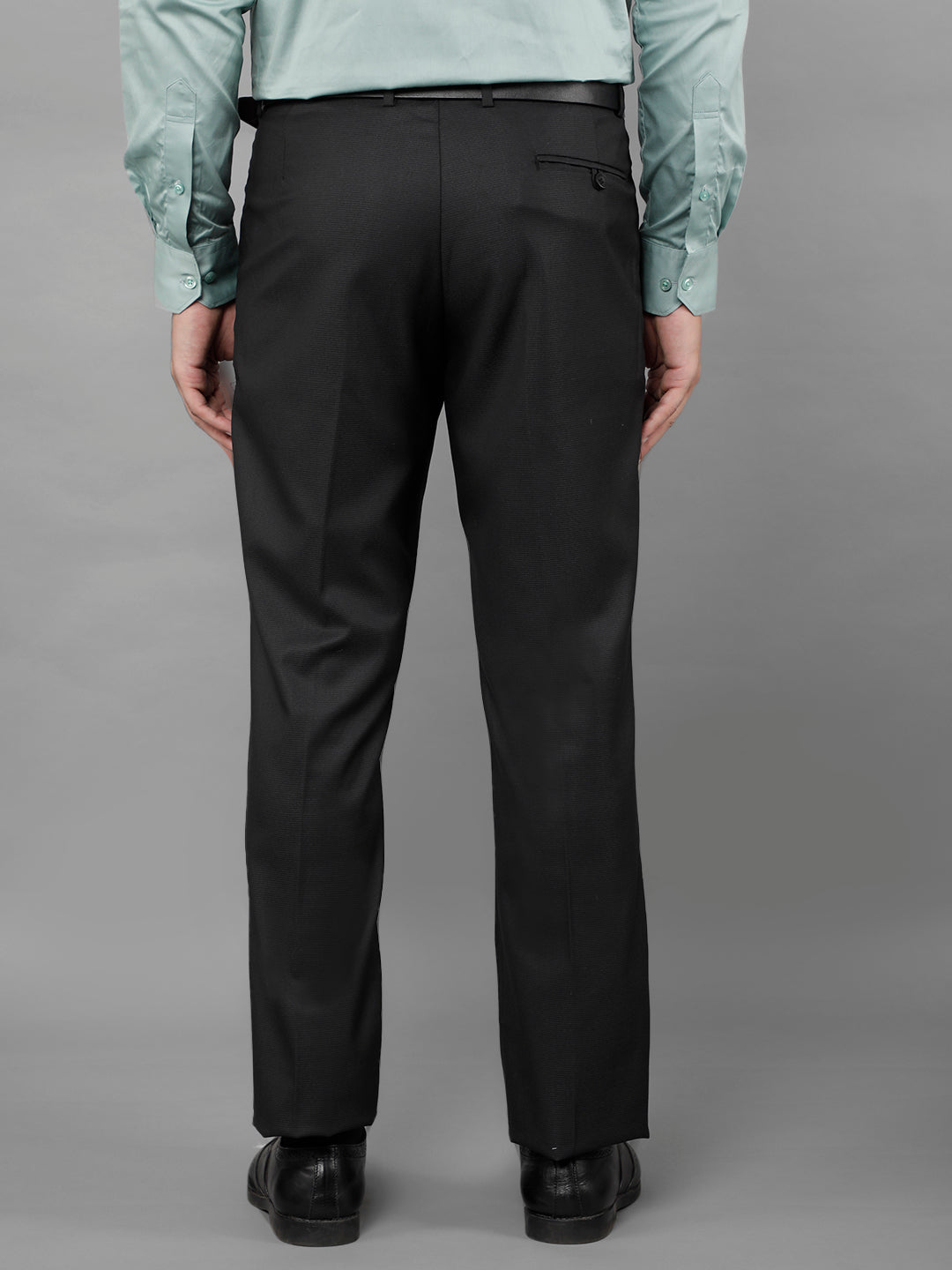 cobb mens dark grey formal trousers