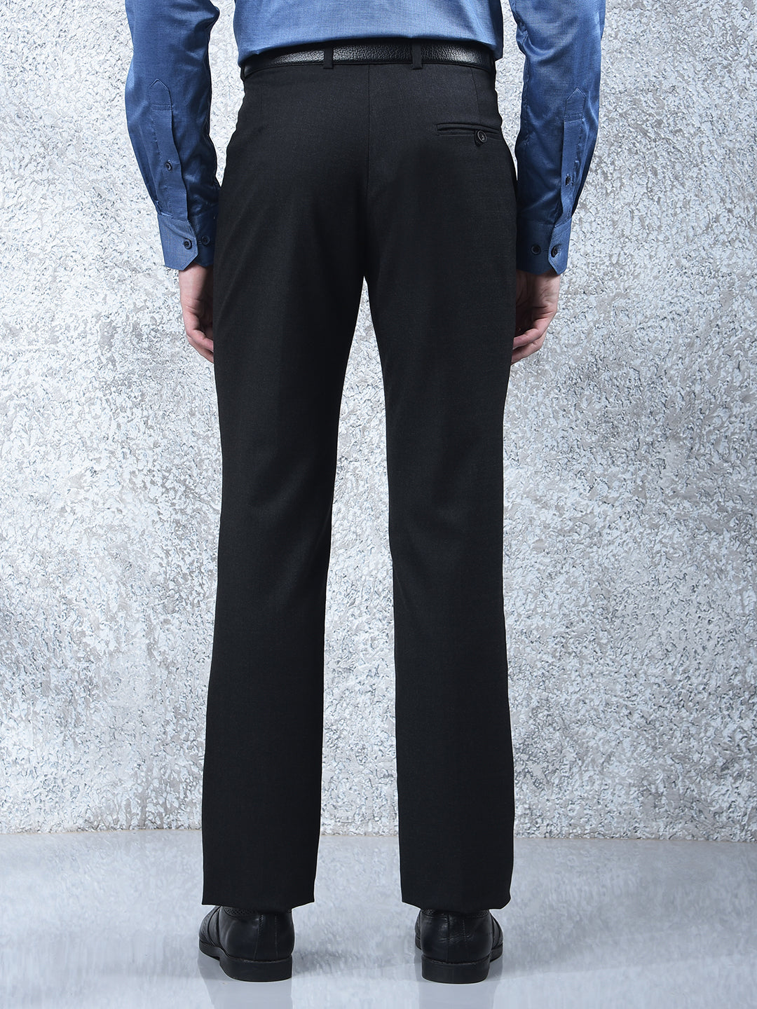 cobb dark grey ultra-fit formal trouser