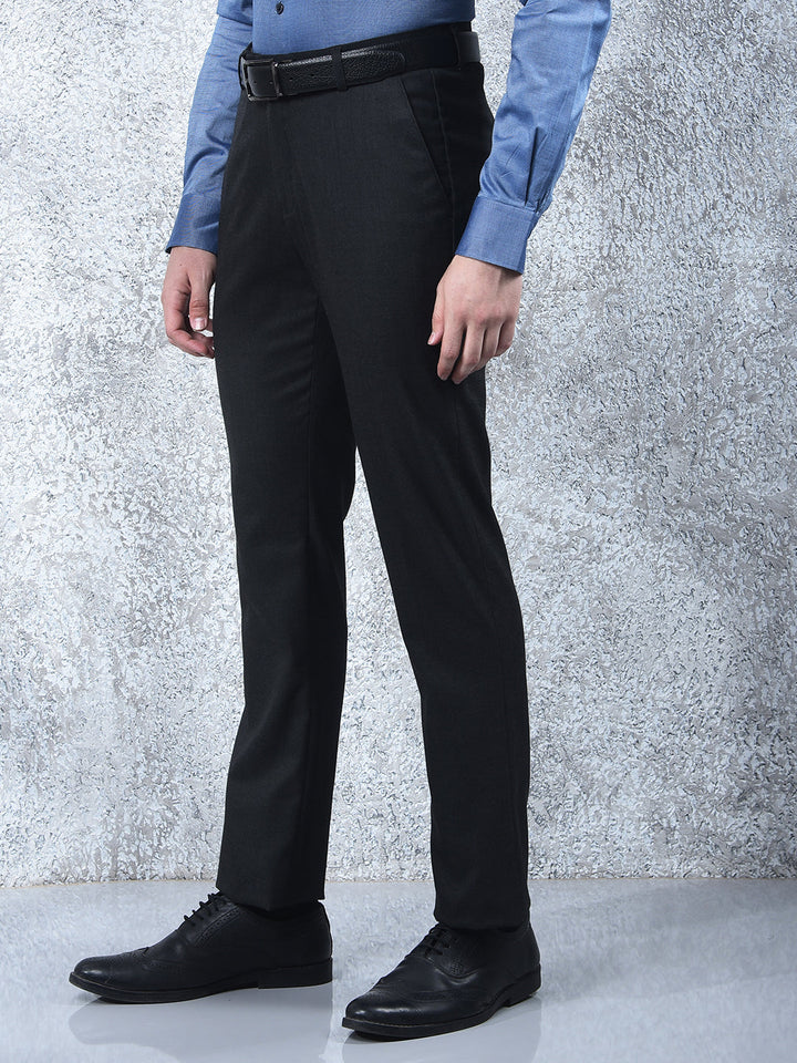 cobb dark grey ultra-fit formal trouser