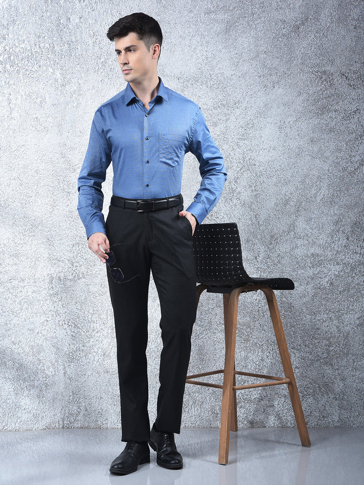 COBB DARK GREY ULTRA-FIT FORMAL TROUSER