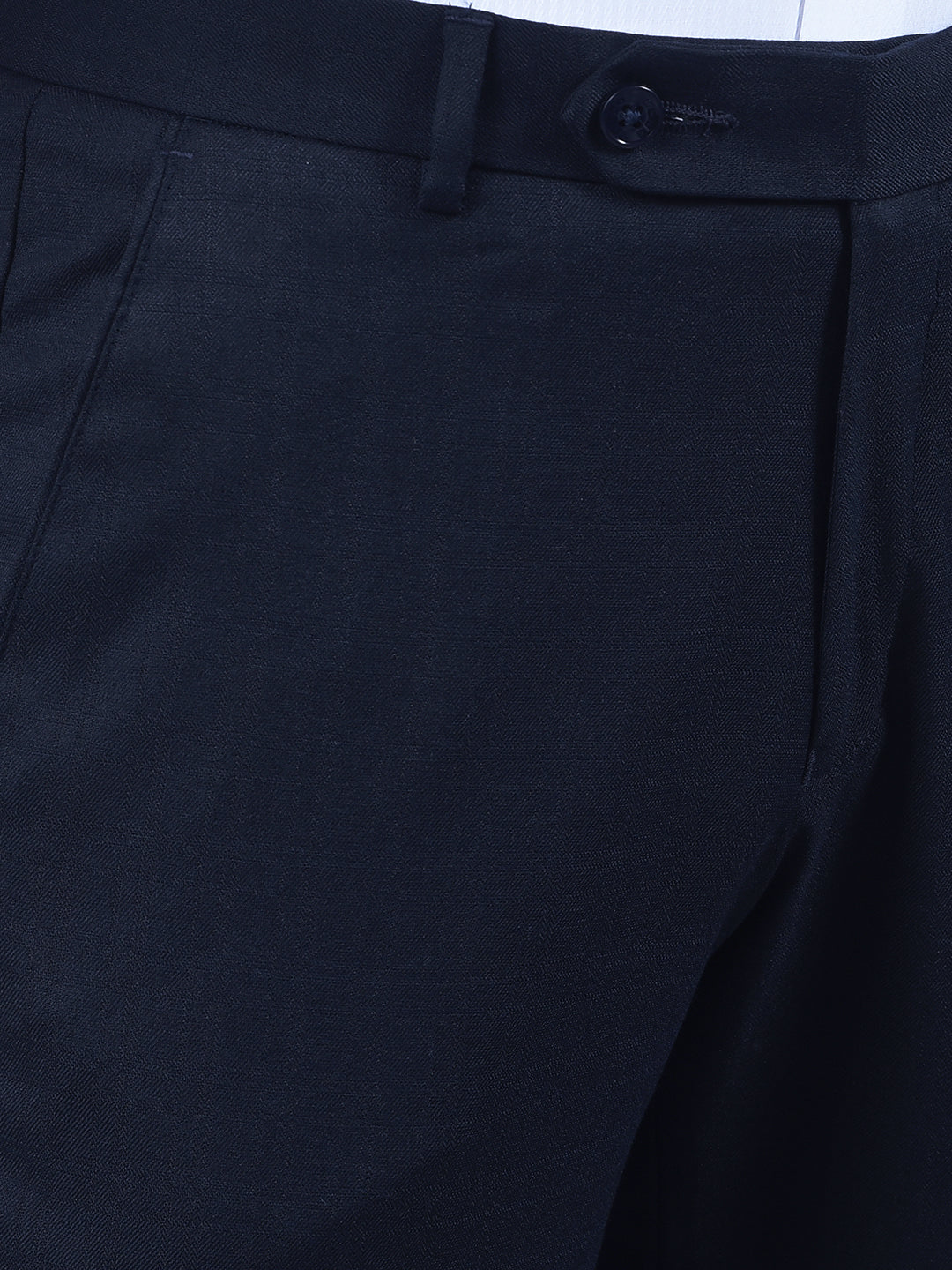 cobb navy blue ultra-fit formal trouser