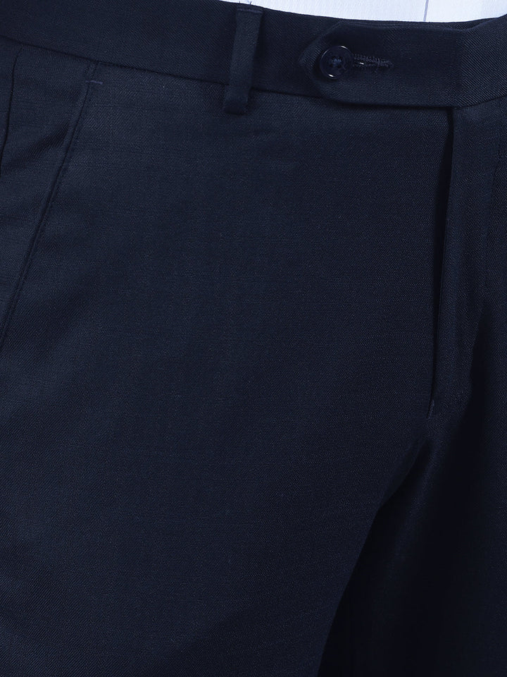 cobb navy blue ultra-fit formal trouser