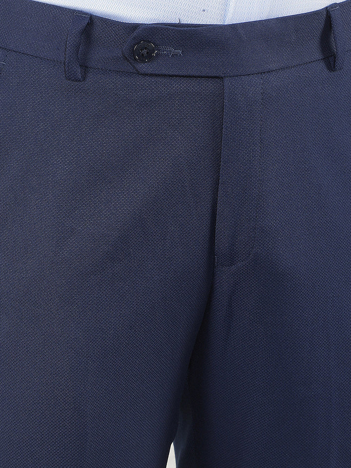 dark blue ultra-fit formal trouser