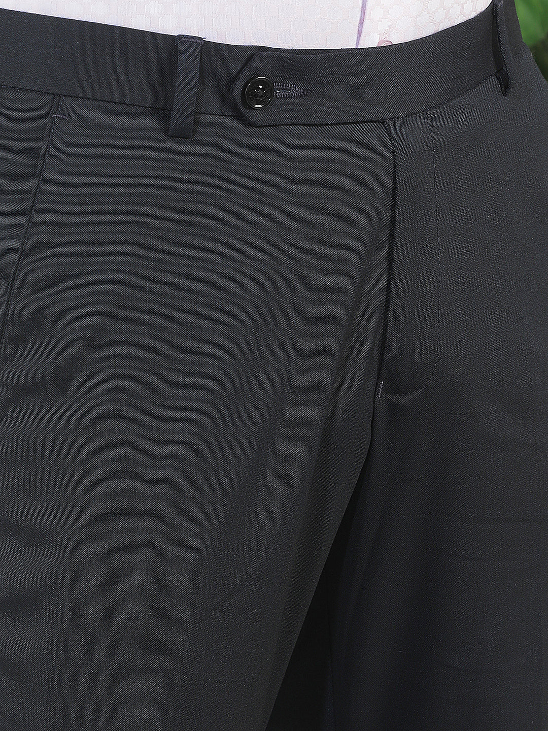 navy blue ultra-fit formal trouser