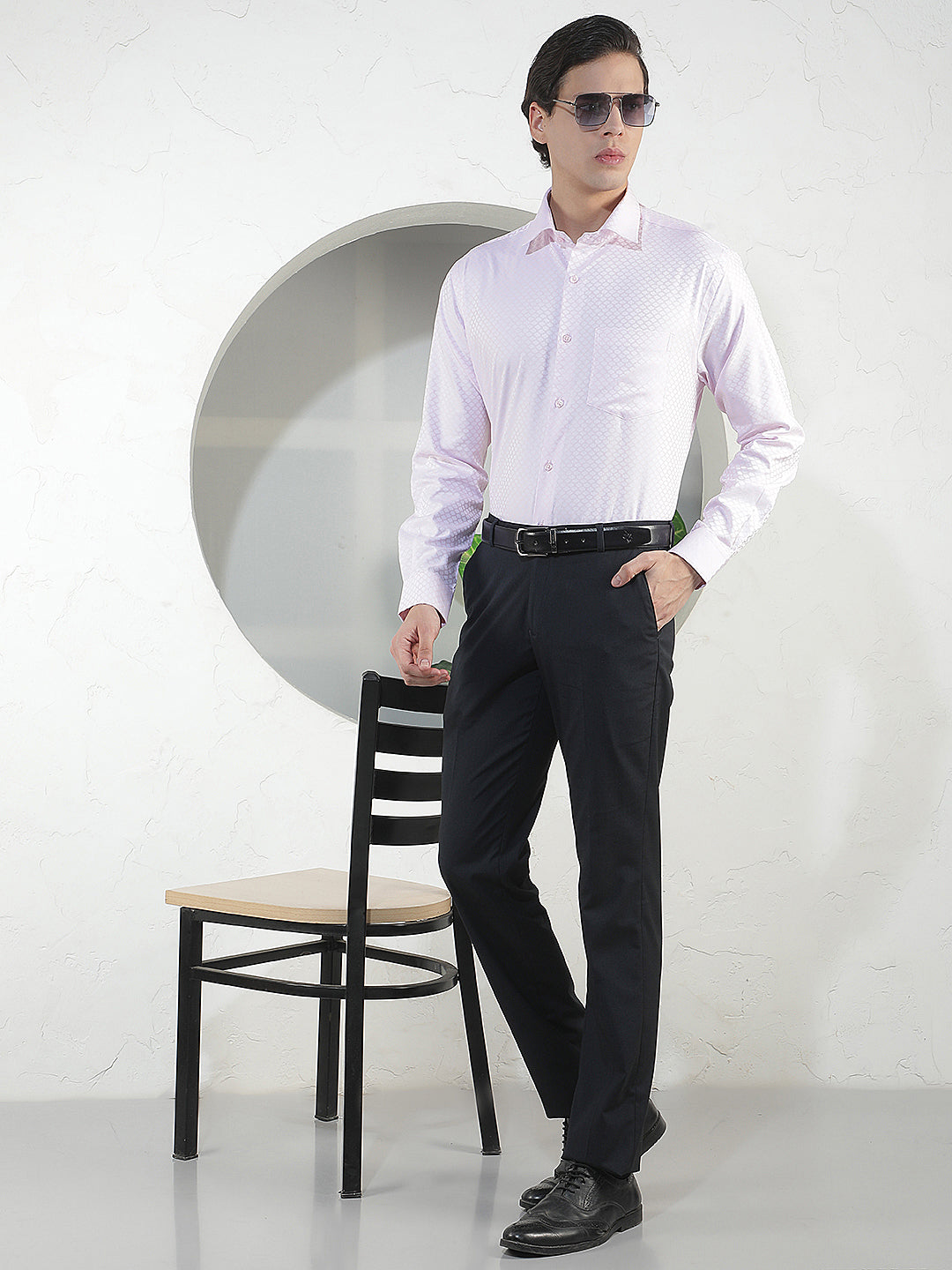 NAVY BLUE ULTRA-FIT FORMAL TROUSER