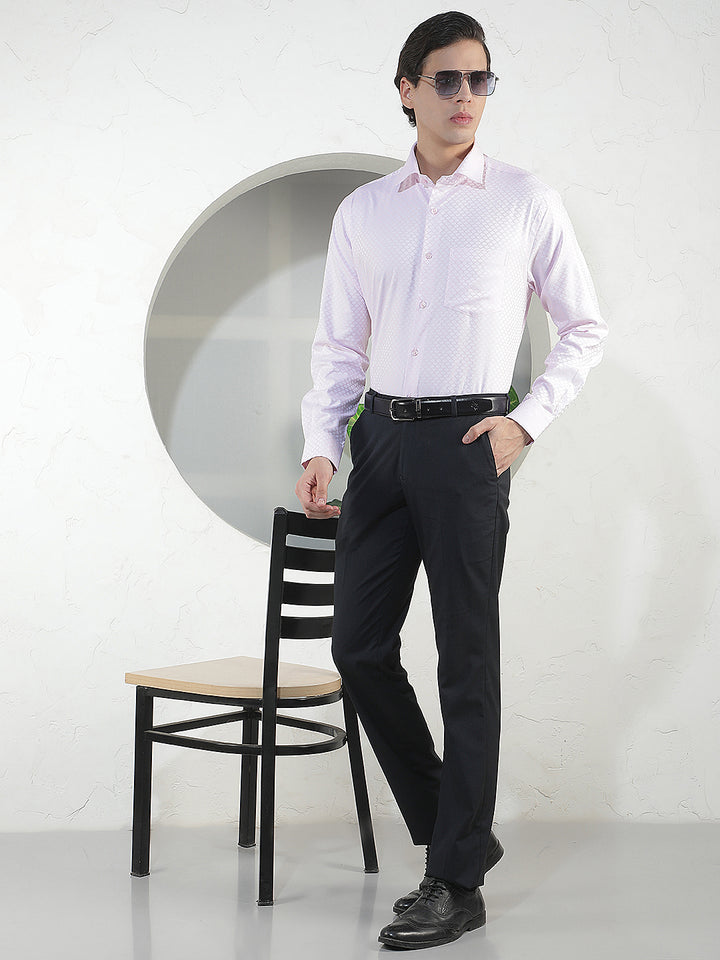 NAVY BLUE ULTRA-FIT FORMAL TROUSER