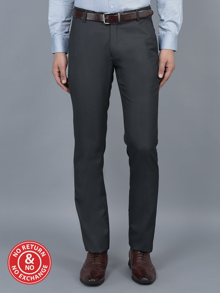 Cobb Dark Grey Ultra Fit Formal Trouser