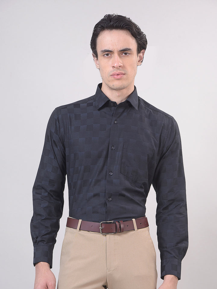 checked formal shirt