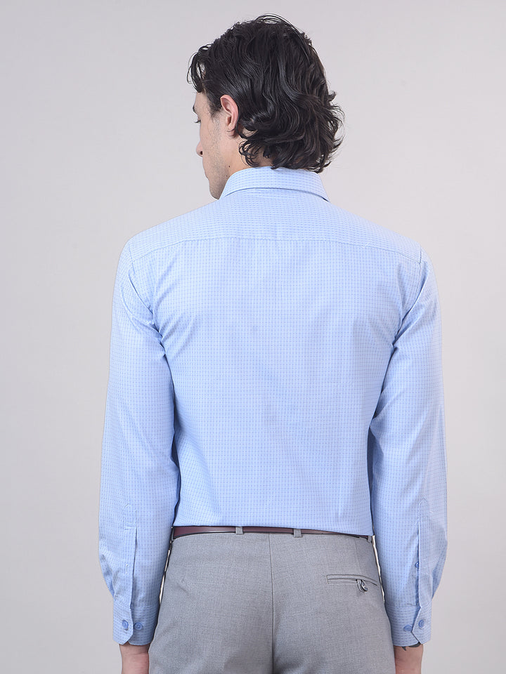 sky blue formal shirt