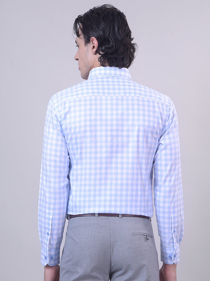 checked formal shirt