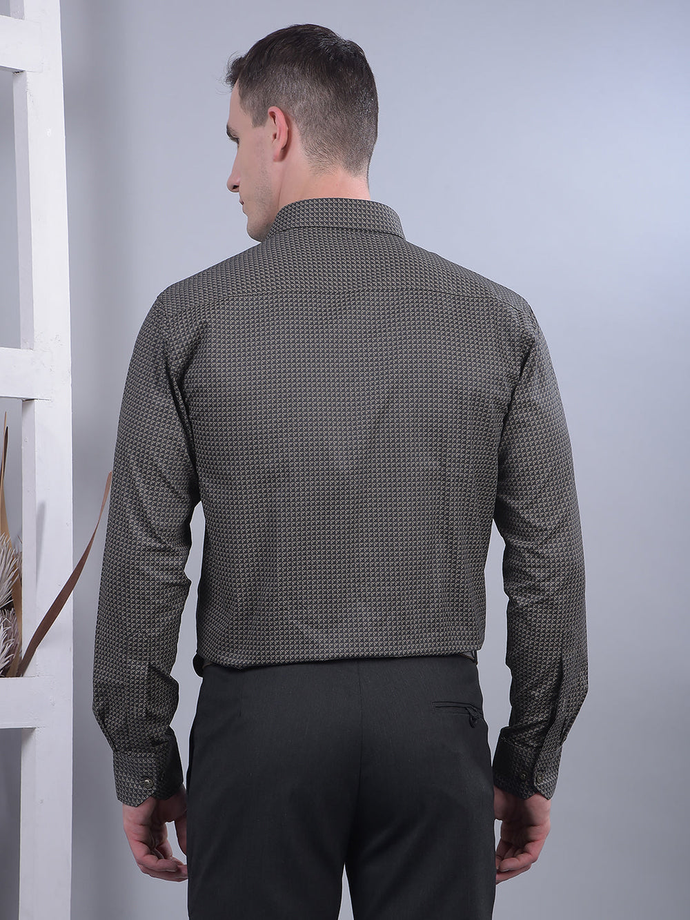 cobb coffee self-design smart-fit formal shirt