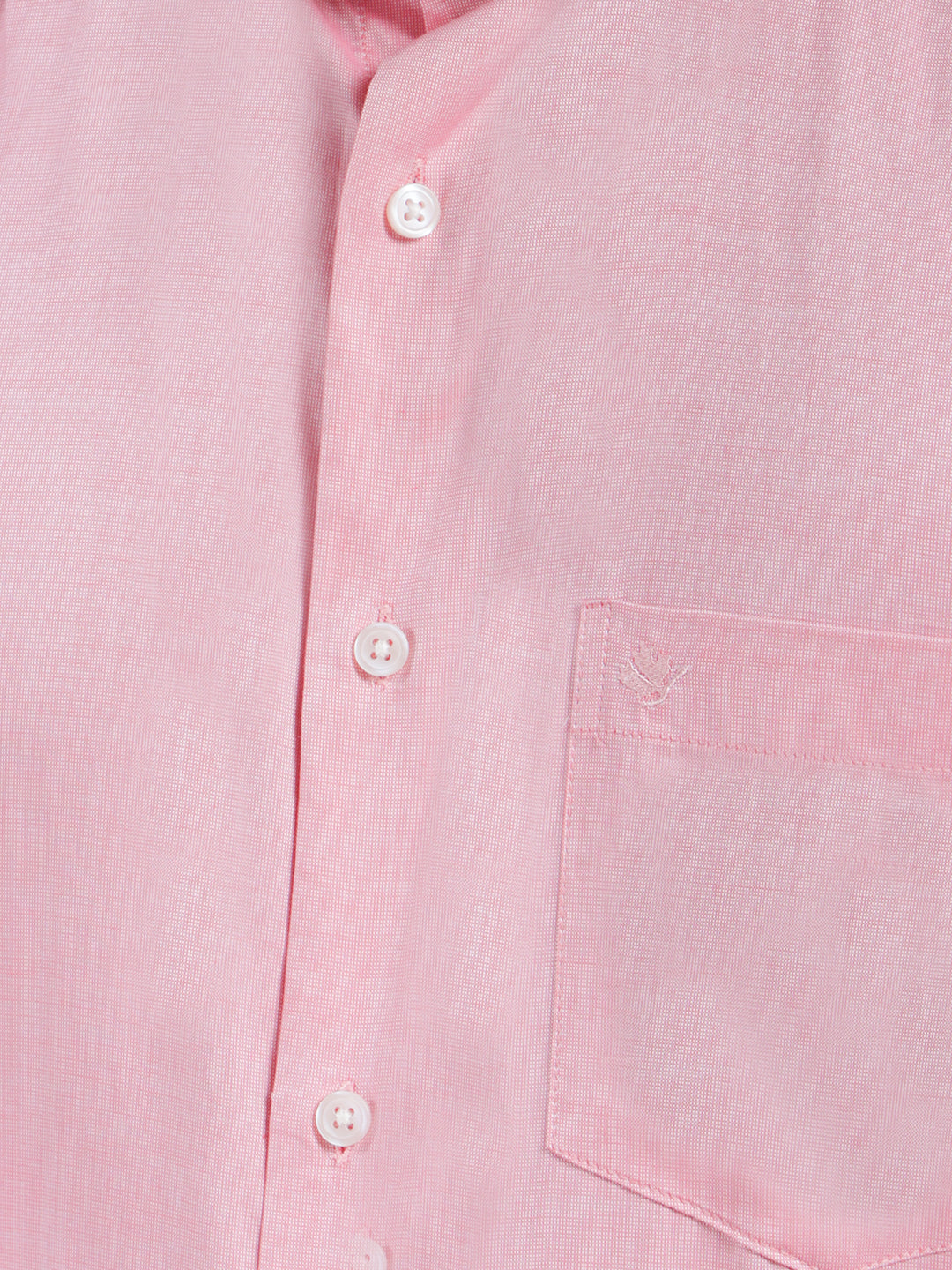 cobb pink self-design smart-fit formal shirt