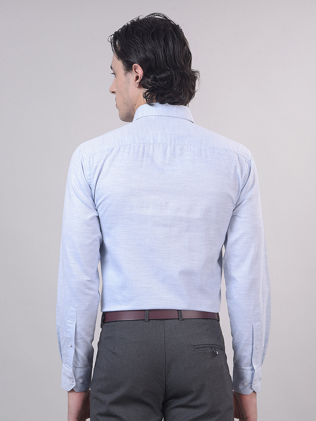 sky blue formal shirt