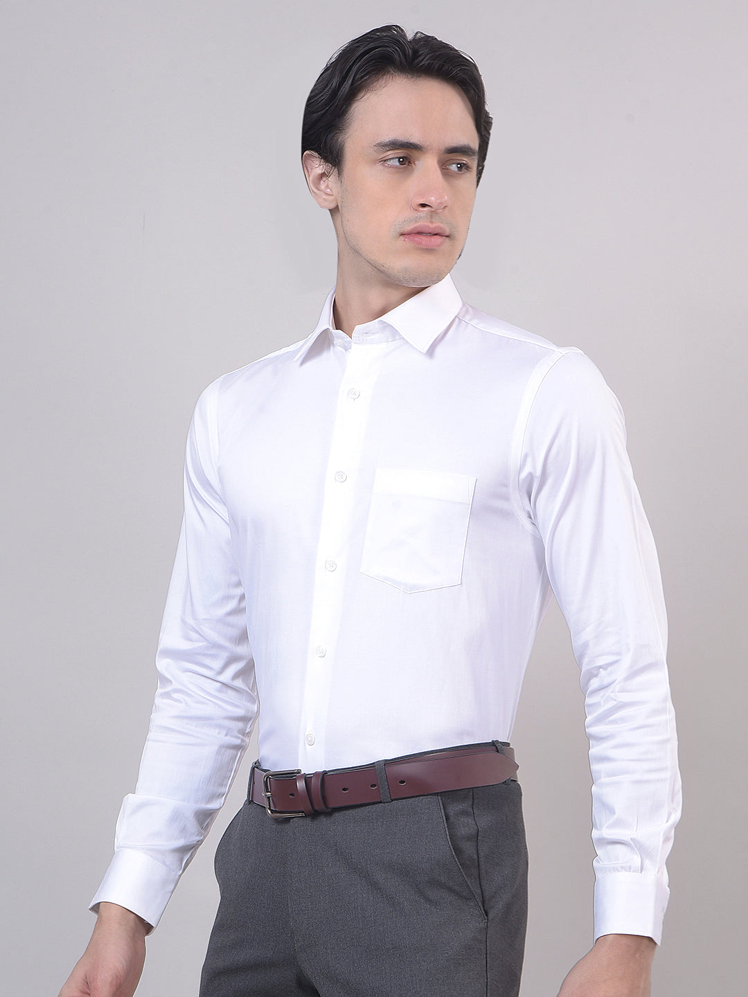 solid formal shirt