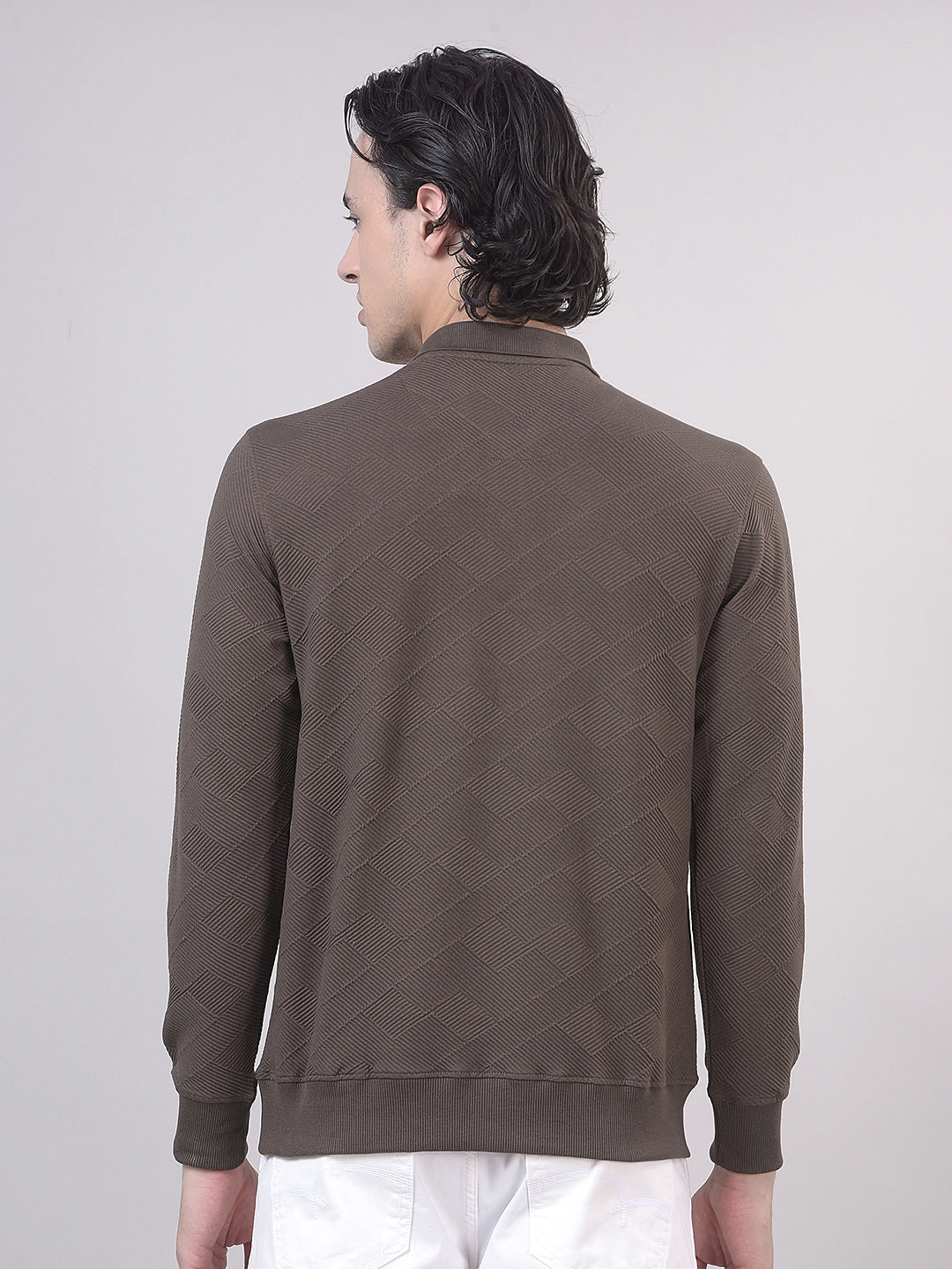 full-sleeve polo t-shirt