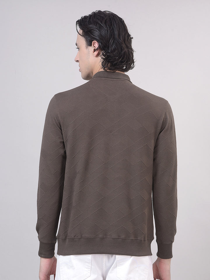 full-sleeve polo t-shirt
