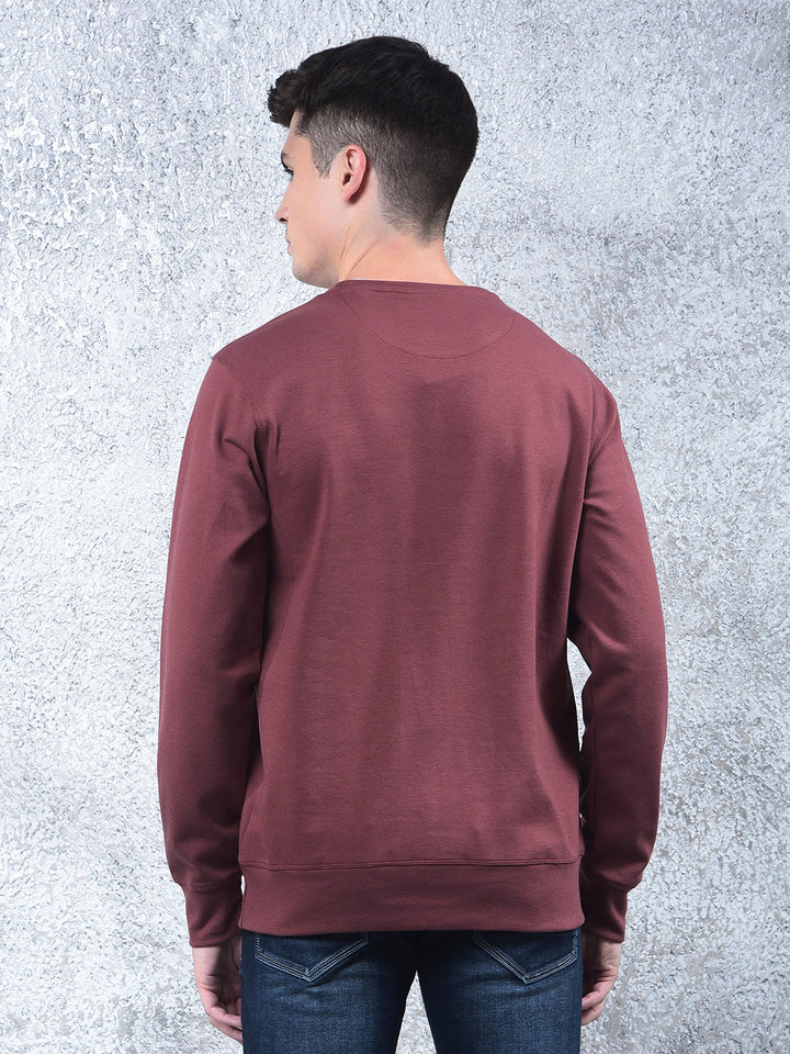 cobb solid rust full-sleeve t-shirt