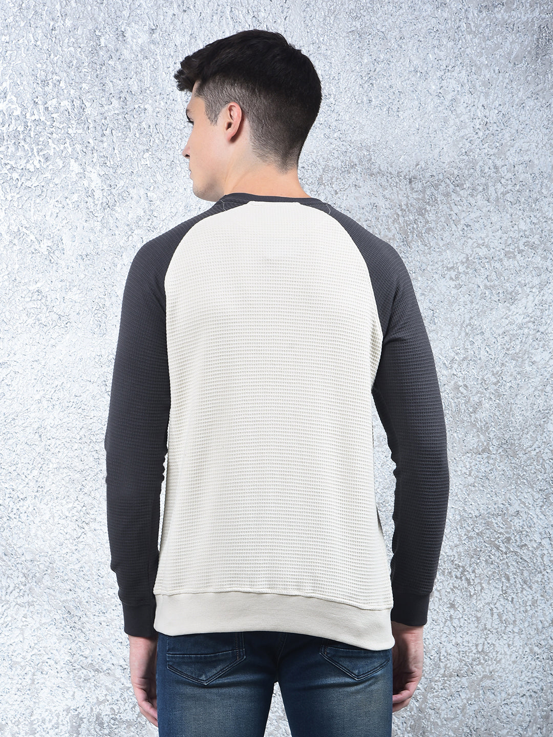 cobb cream printed full-sleeve t-shirt