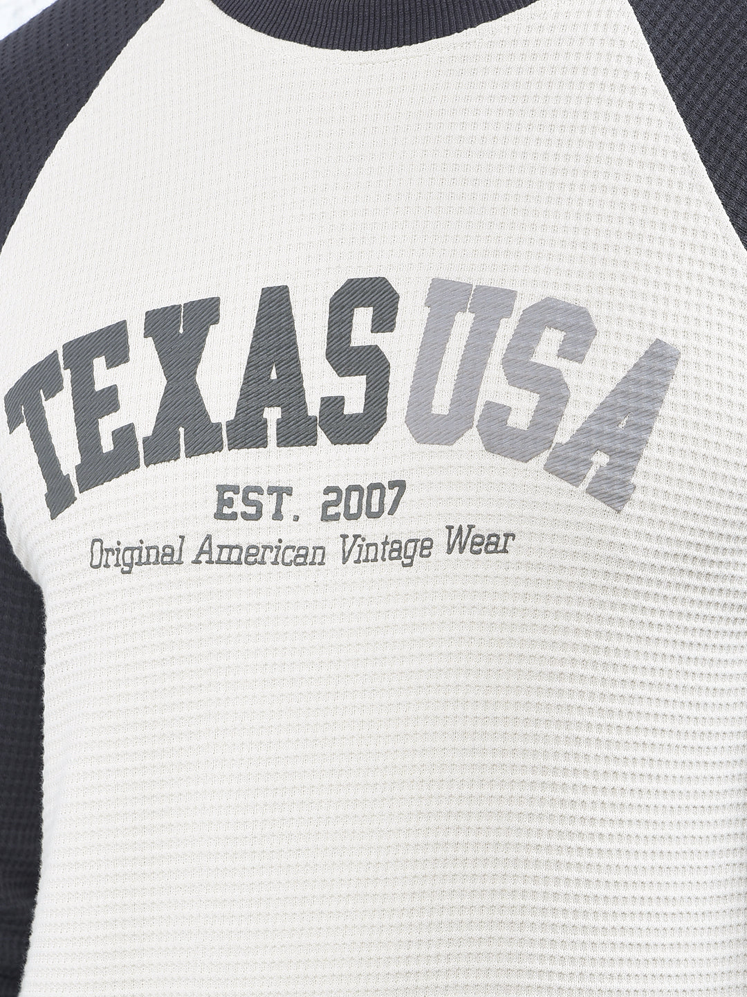 cobb cream printed full-sleeve t-shirt