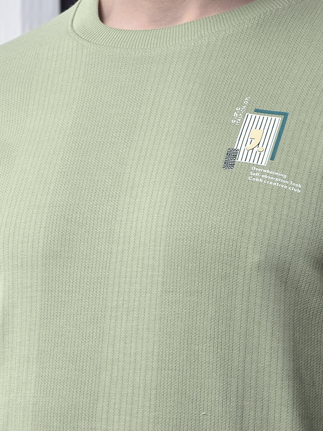 COBB PISTA STRIPED FULL-SLEEVE T-SHIRT