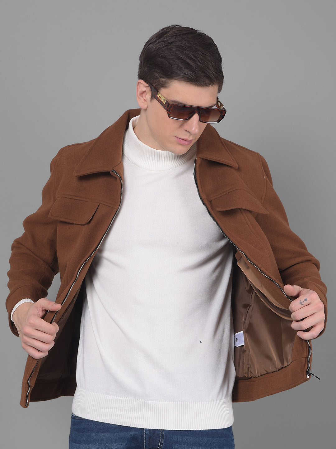 ozzy Full Sleeve Solid Men Jacket - Buy ozzy Full Sleeve Solid Men Jacket  Online at Best Prices in India | Flipkart.com