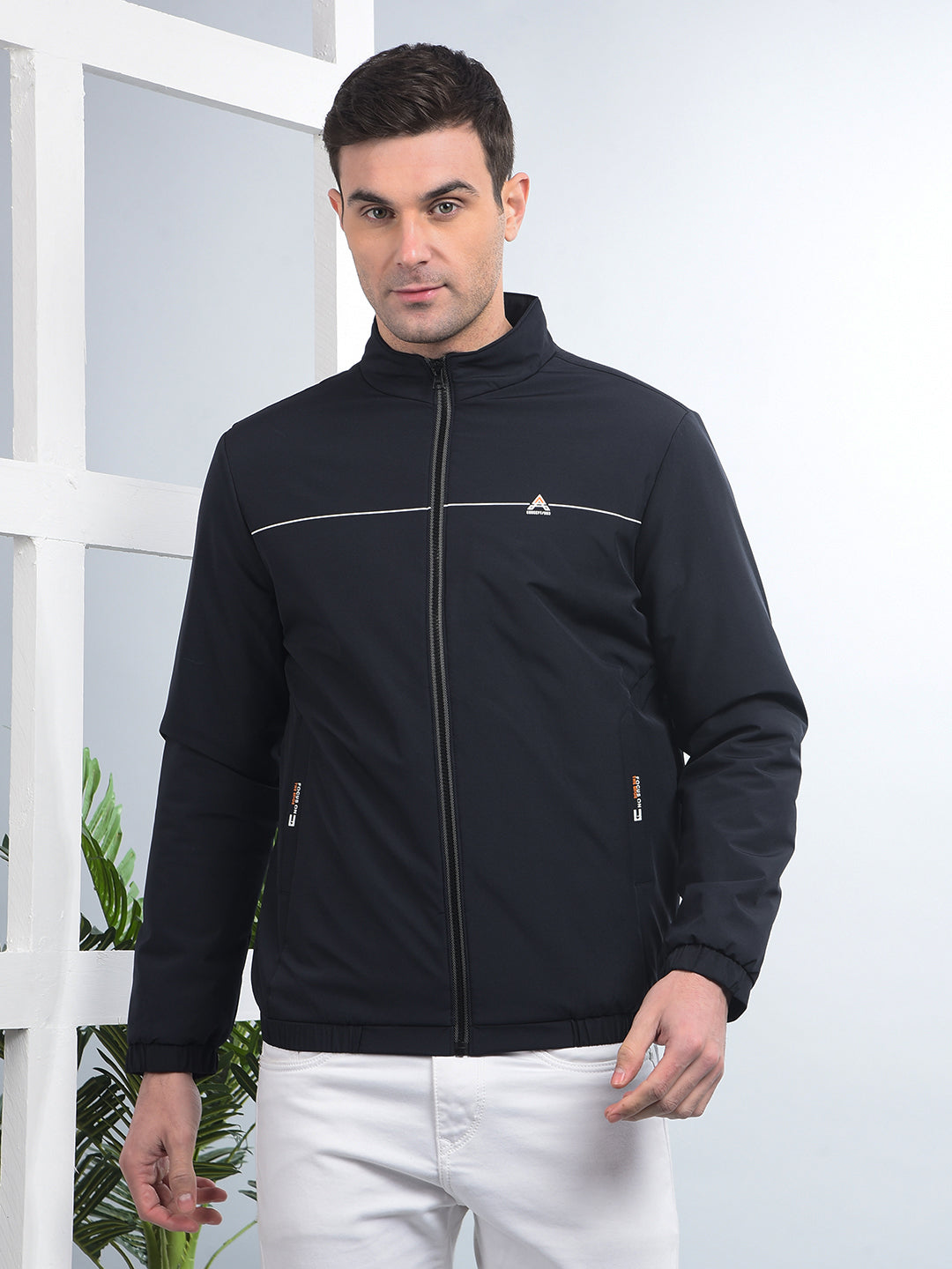 cobb solid navy blue jacket