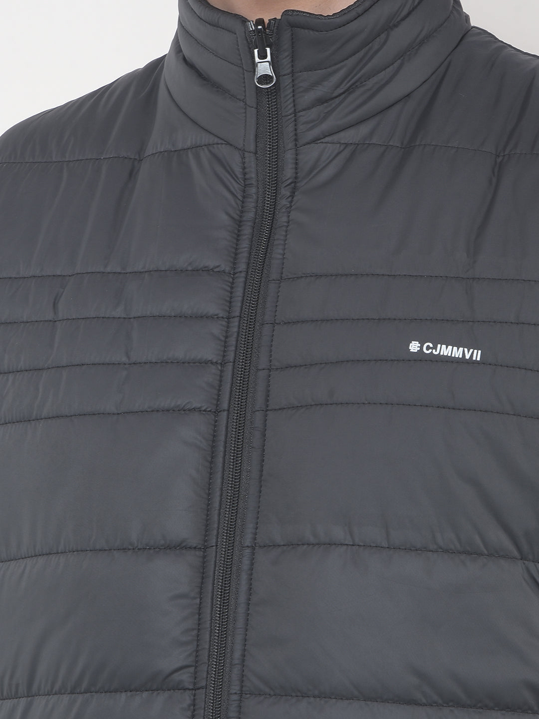 COBB SOLID BLACK REVERSIBLE SLEEVELESS ZIPPER JACKET