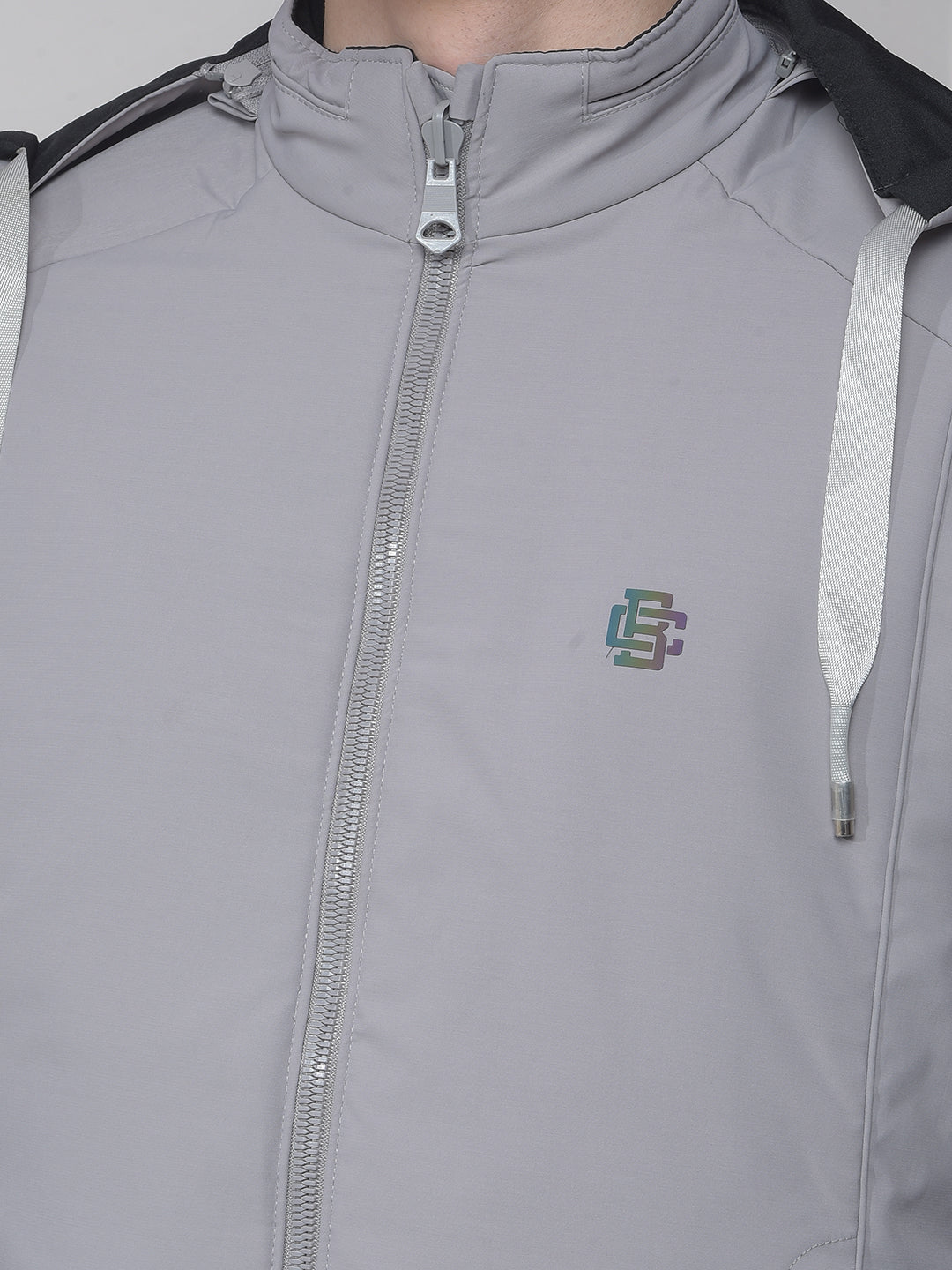 COBB SOLID BLACK STONE REVERSIBLE HOODED JACKET