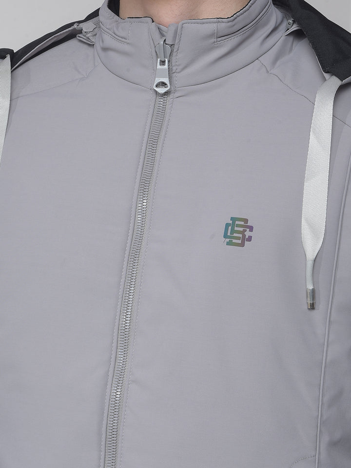 COBB SOLID BLACK STONE REVERSIBLE HOODED JACKET