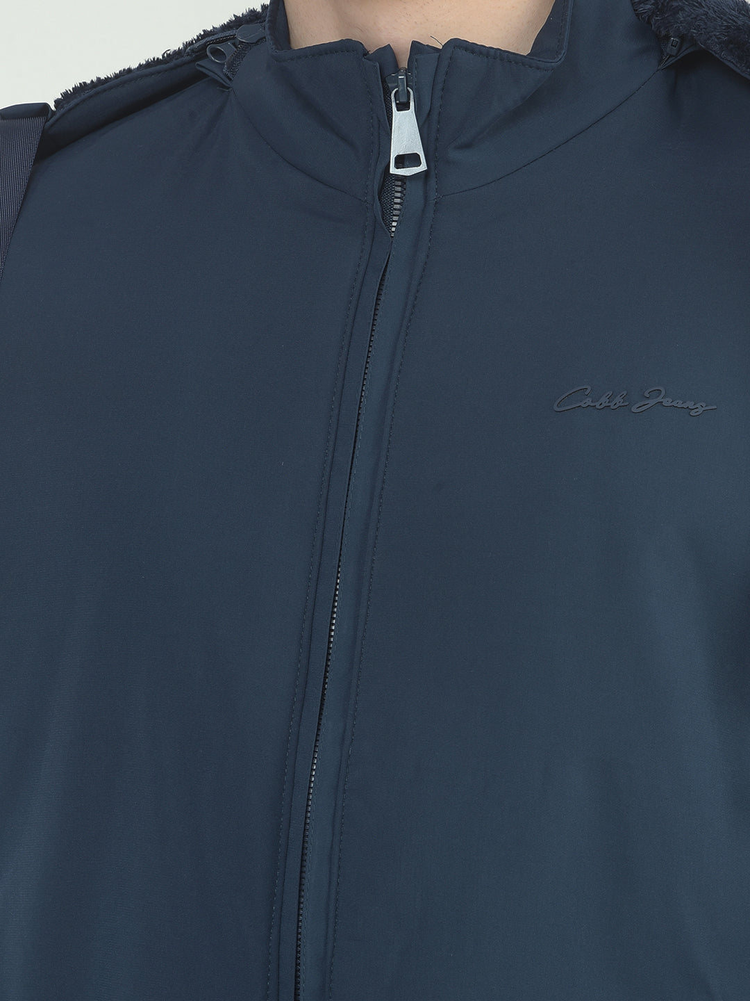 COBB SOLID TEAL HOODED JACKET