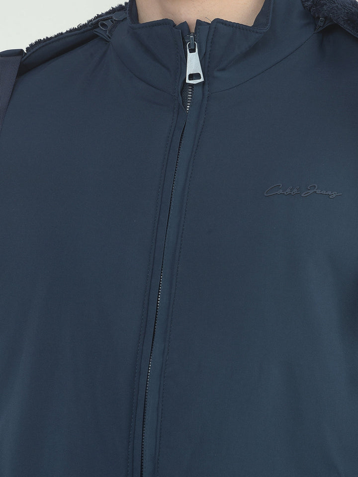 COBB SOLID TEAL HOODED JACKET