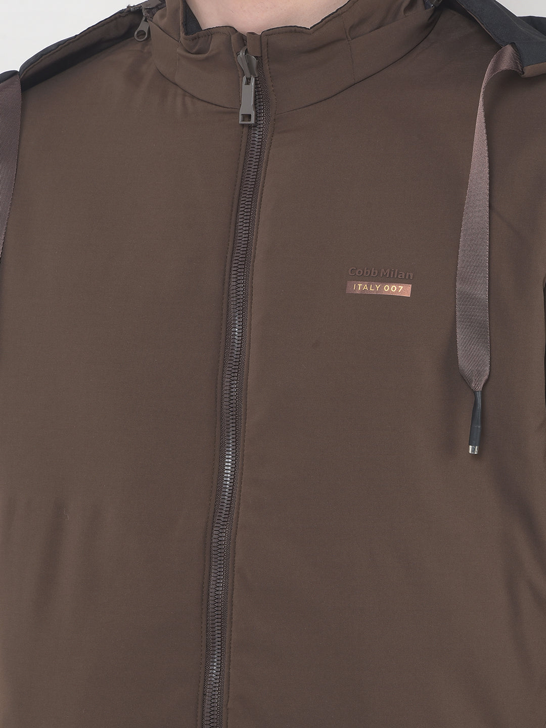 COBB SOLID TAN REVERSIBLE HOODED JACKET