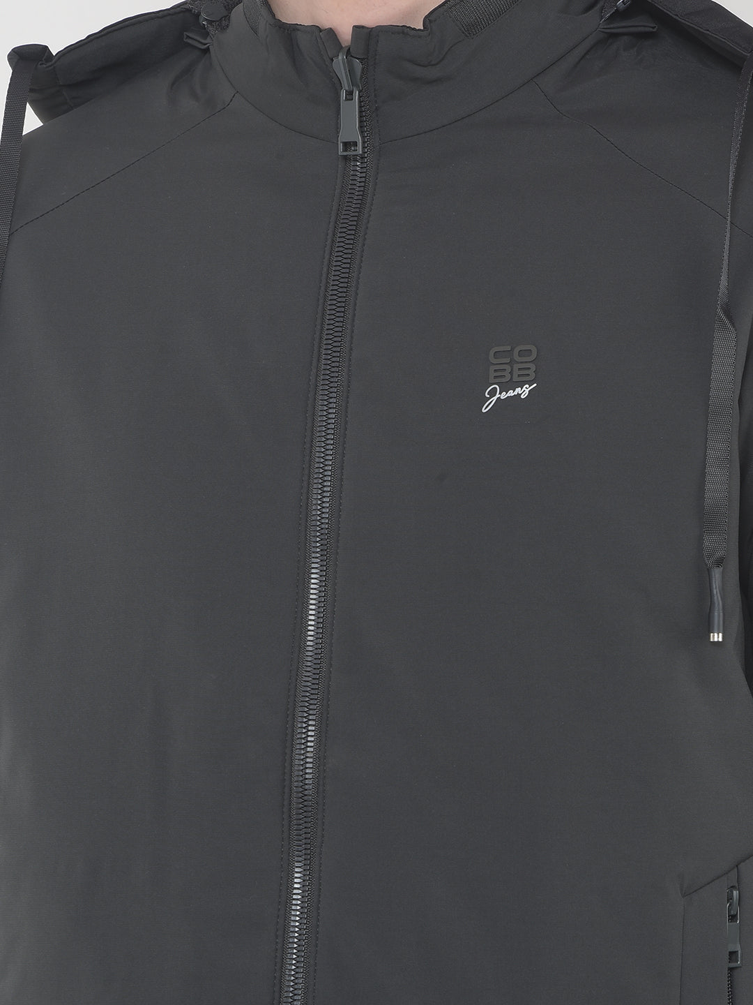 COBB SOLID DARK OLIVE REVERSIBLE HOODED JACKET