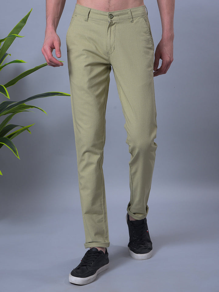 cobb pista linen ultra-fit casual trouser
