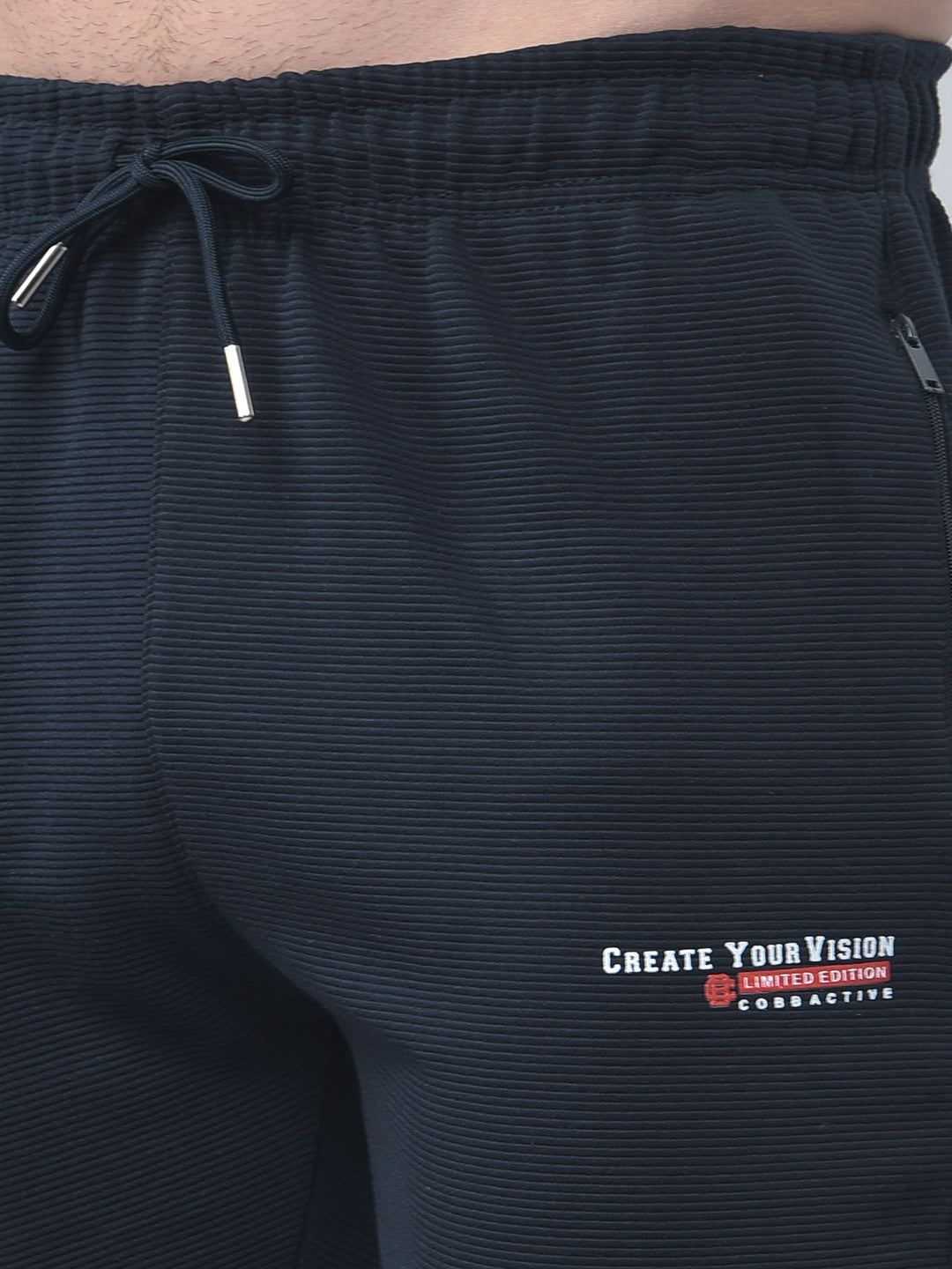 cobb navy blue striped winter lower