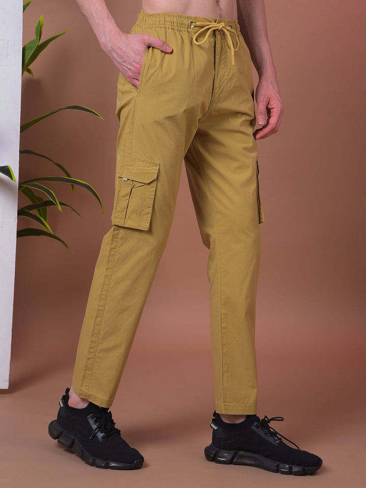 cobb solid light khaki six-pocket cargo summer lower