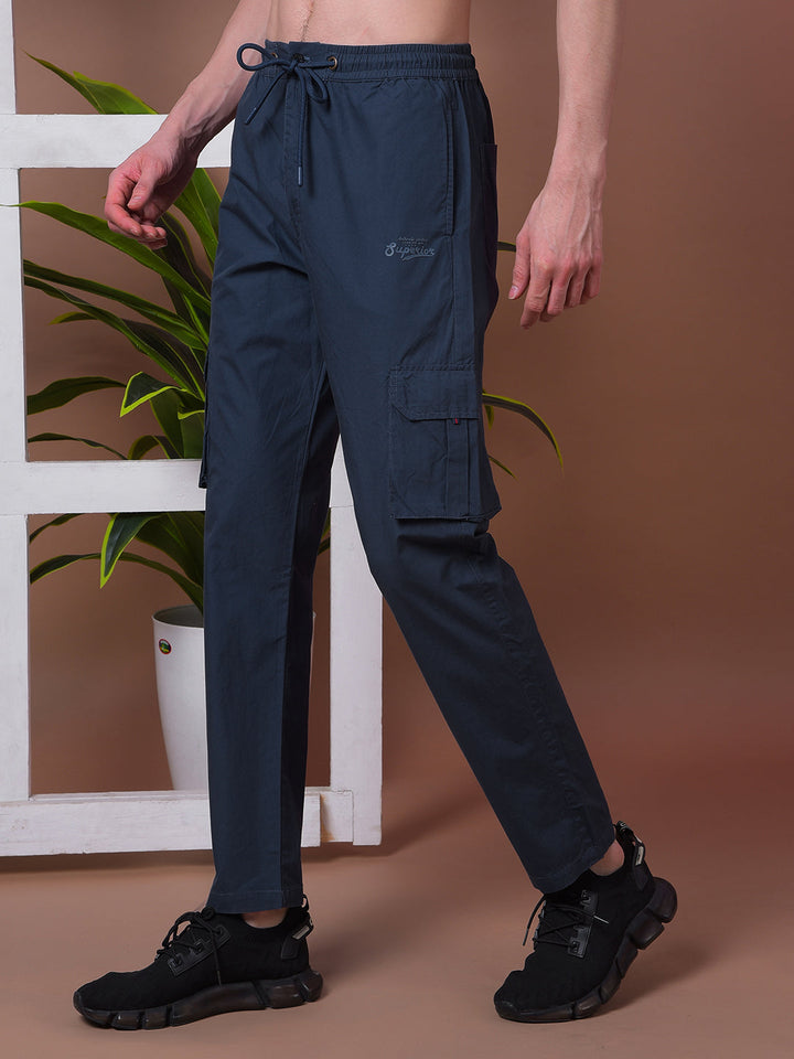 cobb solid blue six-pocket cargo summer lower