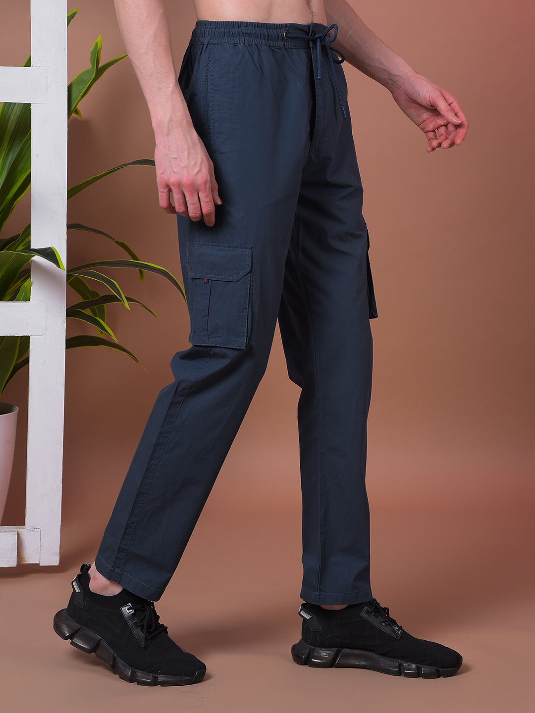 cobb solid blue six-pocket cargo summer lower