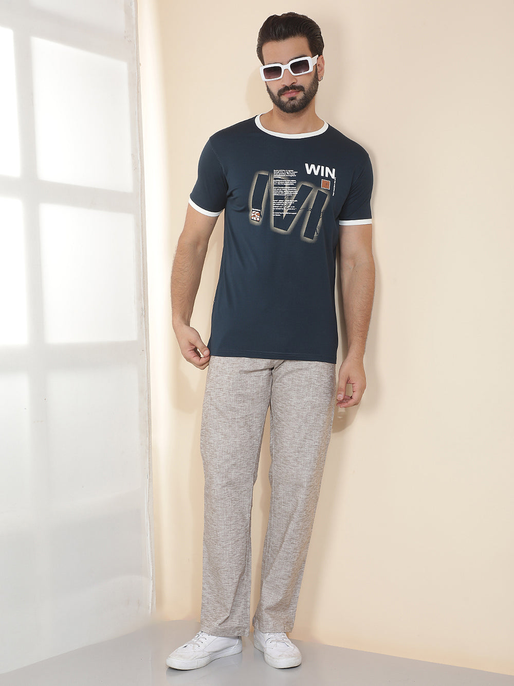 cobb natural solid regular-fit summer lower