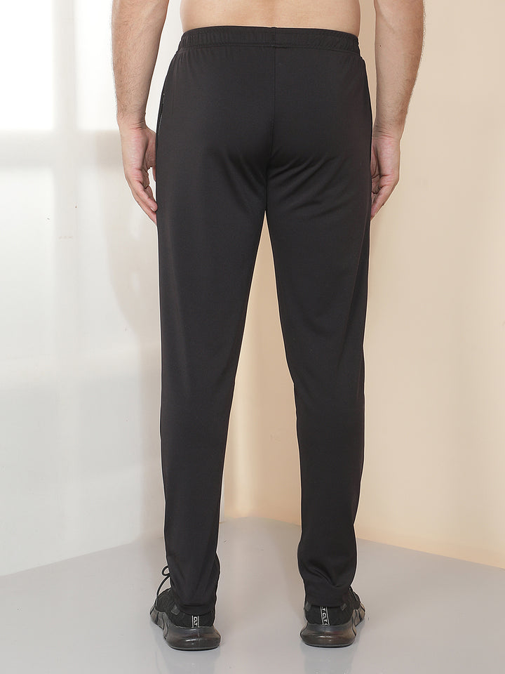 cobb black solid regular-fit summer lower