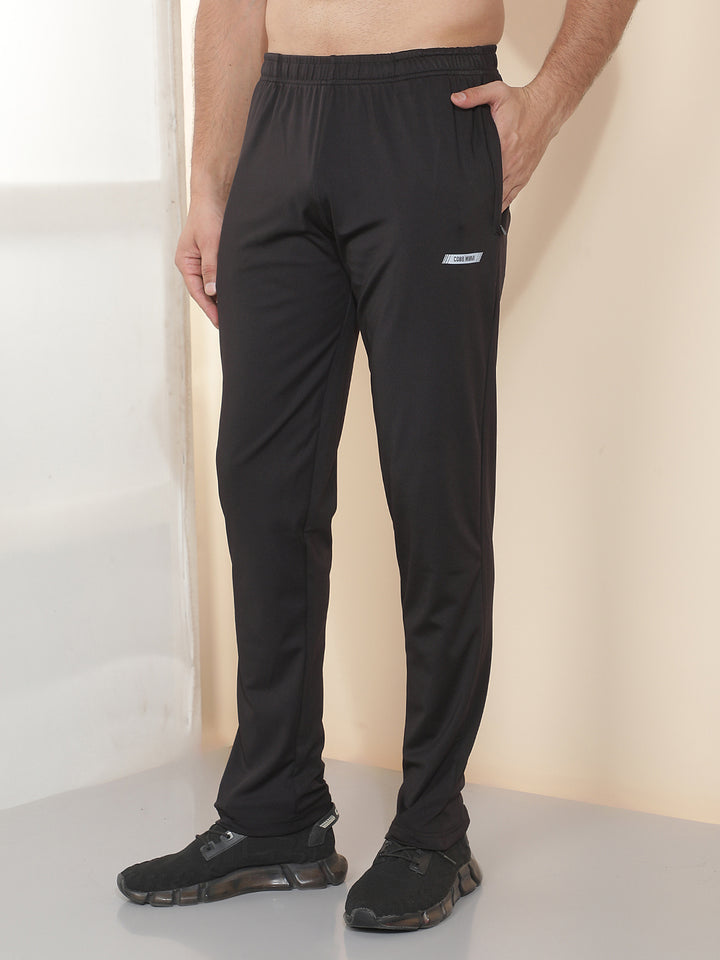 cobb black solid regular-fit summer lower