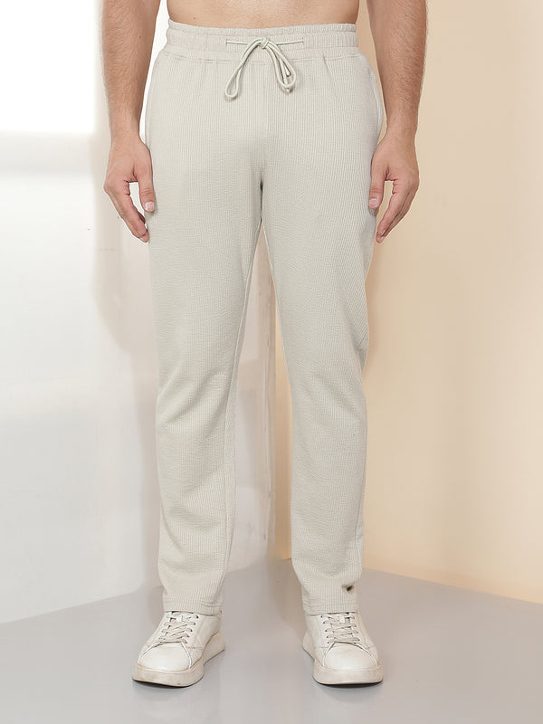 cobb beige solid regular-fit summer lower