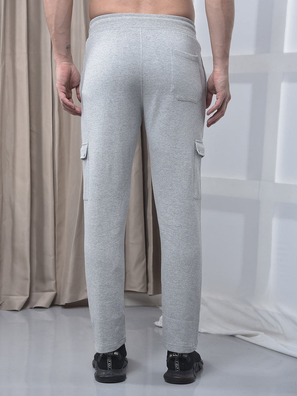 cobb solid grey five-pocket winter lower