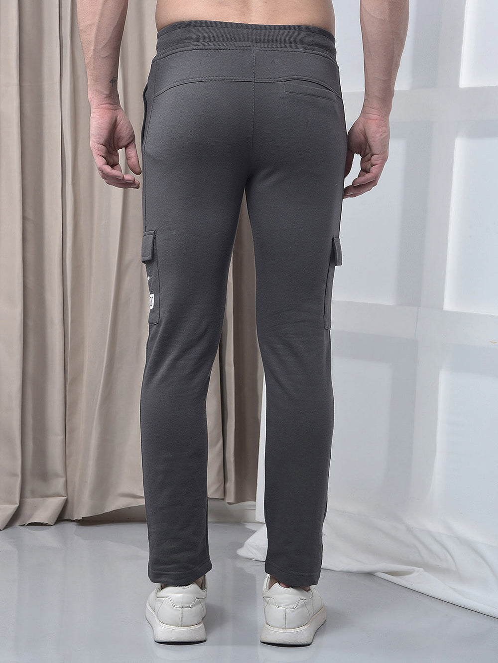 cobb solid dark grey five-pocket winter lower